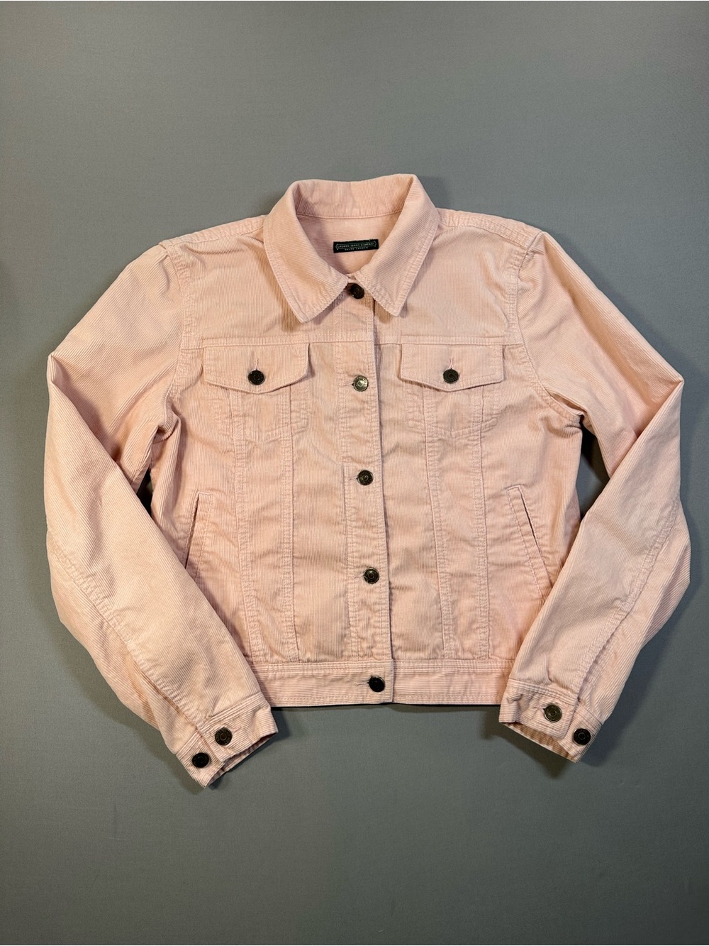 Lauren Jeans Co. Ralph Lauren Corduroy Trucker Jacket, Light Pink - Women Medium